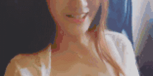 内涵美女gif动图：妹子出来吧，我老婆走了