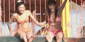 美女gif:多少人心中的永远的女神，一抹娇羞楚楚动人