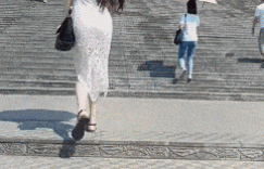 内涵的妹子动态图片：上帝视角来了