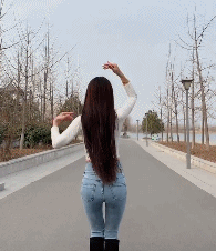 唯美小姐姐GIF图：200GANA-1387可爱的飞天小女警-素人