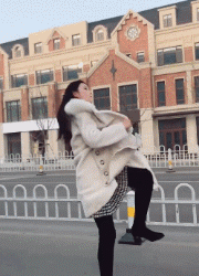 唯美小姐姐GIF图：200GANA-1387可爱的飞天小女警-素人
